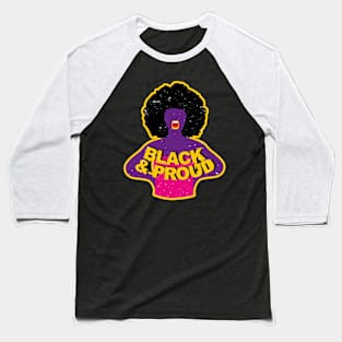 Black & Proud Baseball T-Shirt